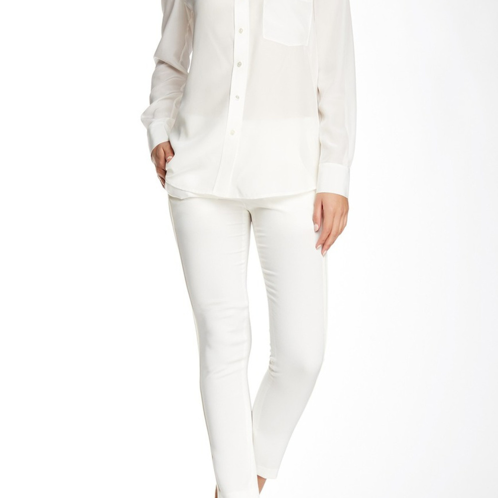 NWT Vince Satin Binding Easy Trousers